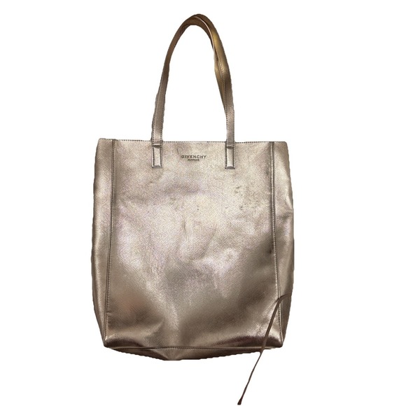 Givenchy Handbags - GIVENCHY  Tote Bag Gold Big Glam bold Glitter Metallic Purse Baddy‎ Classy